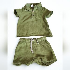 Old Navy Olive Green Baby Outfit